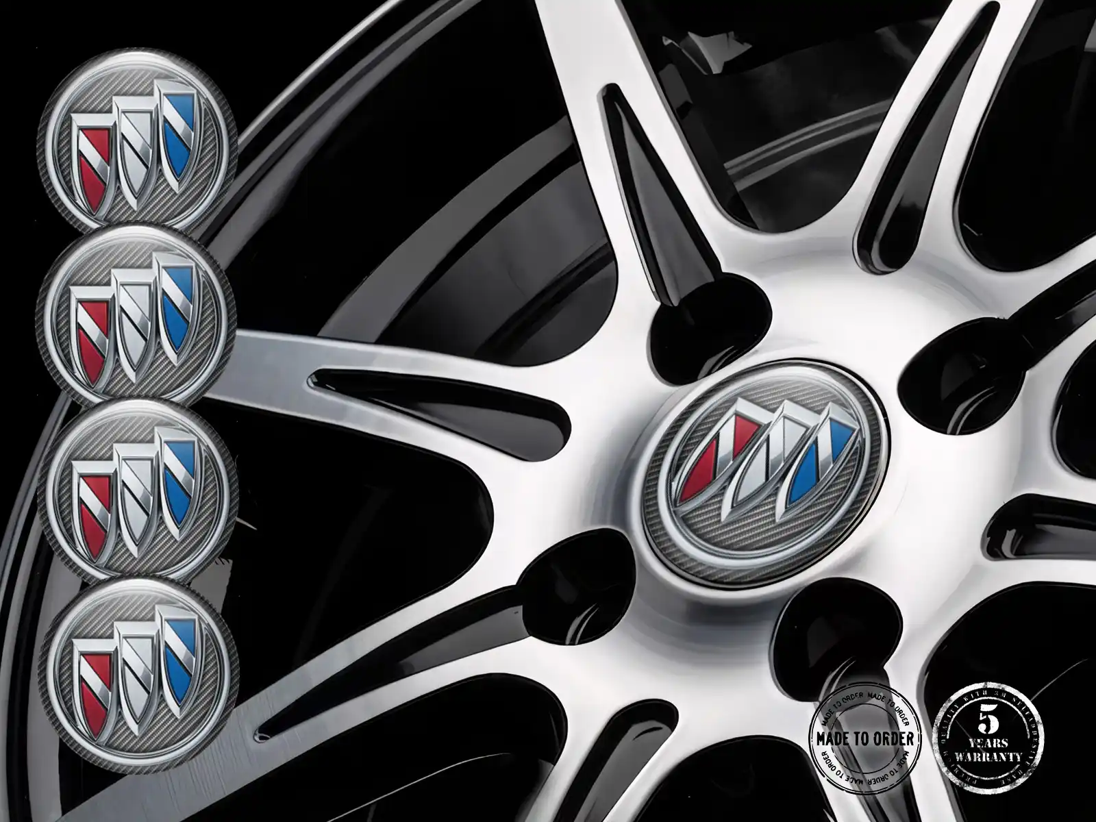 Buick Calcomanías Aro Versión Flujo Radiante Tuning